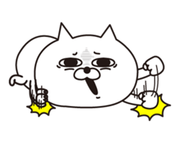 Cat laugh(Overseas edition) sticker #14075691