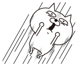Cat laugh(Overseas edition) sticker #14075698