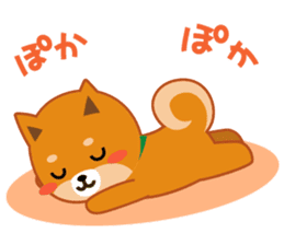Shiba dog "MUSASHI" 10 winter sticker #14076206