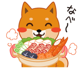 Shiba dog "MUSASHI" 10 winter sticker #14076208