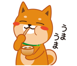 Shiba dog "MUSASHI" 10 winter sticker #14076209