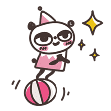 The panda on the ball sticker #14076619