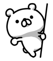 Shaking! Bear bold sticker #14077644