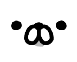 Shaking! Bear bold sticker #14077645