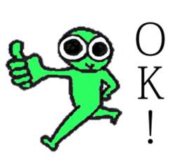 green muscle boy sticker #14077740