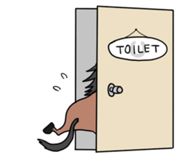 Horse of bipedalism Sticker2! sticker #14077842