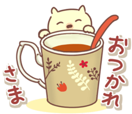 Sticker of girl and dog sticker #14077911