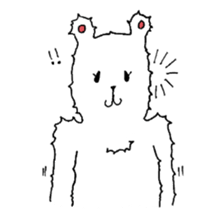 White bear Merry. sticker #14078123