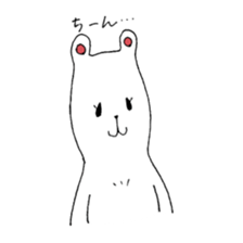 White bear Merry. sticker #14078144