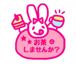 kawaii rabbit keigo sticker #14078729