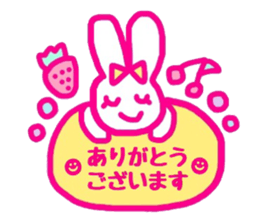 kawaii rabbit keigo sticker #14078748