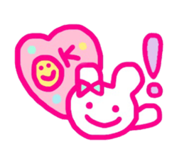 kawaii rabbit keigo sticker #14078761