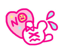 kawaii rabbit keigo sticker #14078762
