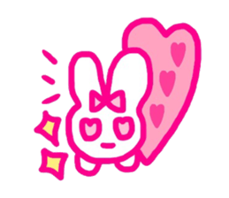 kawaii rabbit keigo sticker #14078765