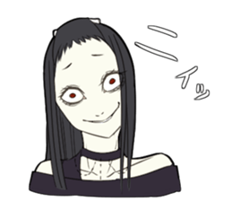 Funny funny face stamp sticker #14078940