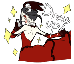 Funny funny face stamp sticker #14078952