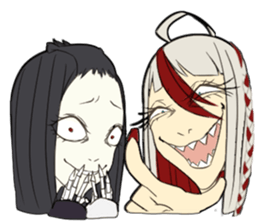 Funny funny face stamp sticker #14078965