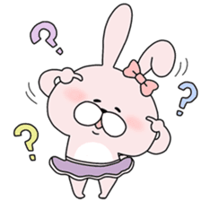 Lover rabbits for girl friend. sticker #14079215