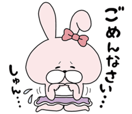 Lover rabbits for girl friend. sticker #14079217