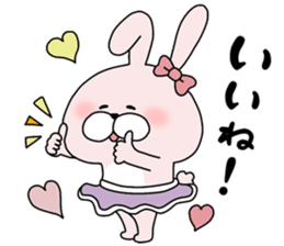 Lover rabbits for girl friend. sticker #14079220