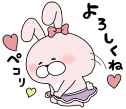 Lover rabbits for girl friend. sticker #14079221