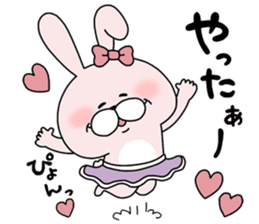 Lover rabbits for girl friend. sticker #14079222