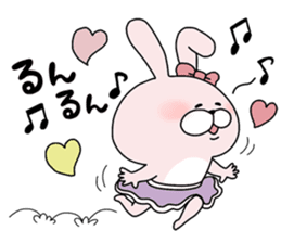 Lover rabbits for girl friend. sticker #14079223