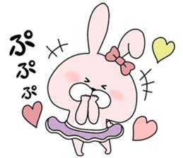 Lover rabbits for girl friend. sticker #14079224