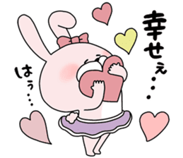 Lover rabbits for girl friend. sticker #14079225