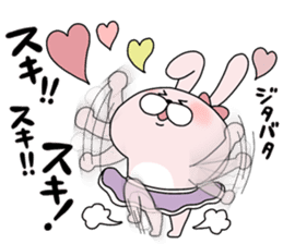 Lover rabbits for girl friend. sticker #14079228