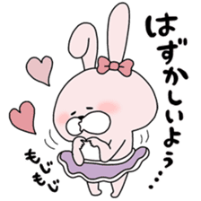 Lover rabbits for girl friend. sticker #14079239