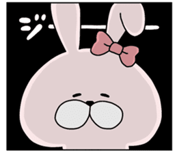 Lover rabbits for girl friend. sticker #14079240