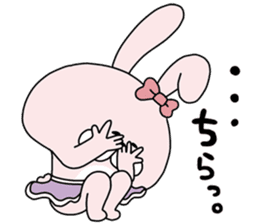 Lover rabbits for girl friend. sticker #14079245