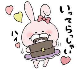 Lover rabbits for girl friend. sticker #14079246