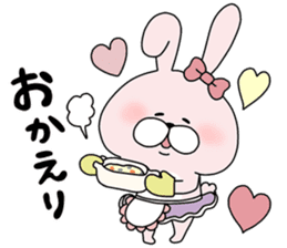 Lover rabbits for girl friend. sticker #14079248