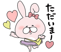 Lover rabbits for girl friend. sticker #14079249