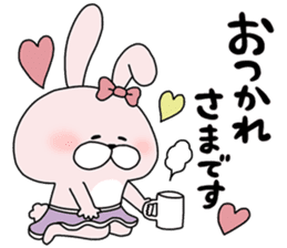 Lover rabbits for girl friend. sticker #14079250