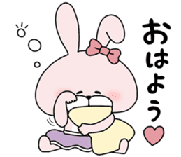 Lover rabbits for girl friend. sticker #14079252