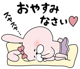 Lover rabbits for girl friend. sticker #14079253