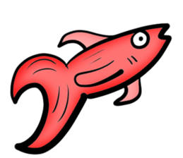 8 Graffiti Fish sticker #14079503