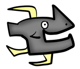 8 Graffiti Fish sticker #14079508