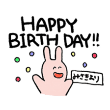 Misaki sticker ~rabbit ver.~ sticker #14079672