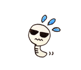 I Naughty Inchworm sticker #14079718