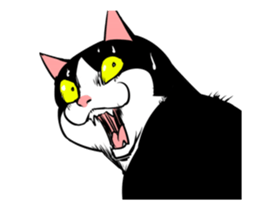 A little fat cat animation sticker #14080030