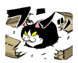 A little fat cat animation sticker #14080045
