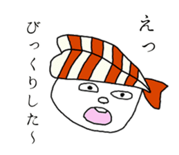 sushi sticker in japanese sticker #14080374