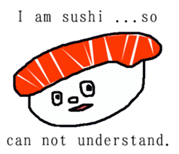 sushi sticker in japanese sticker #14080411