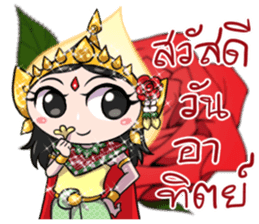 Little Beauty : Thai Devas sticker #14081502