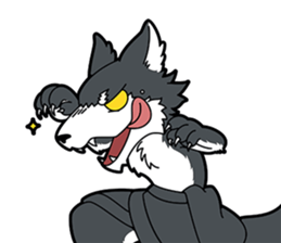 Babe Werewolf Sticker sticker #14081925