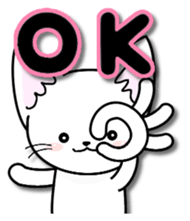 Winter of the happy cat sticker #14081959